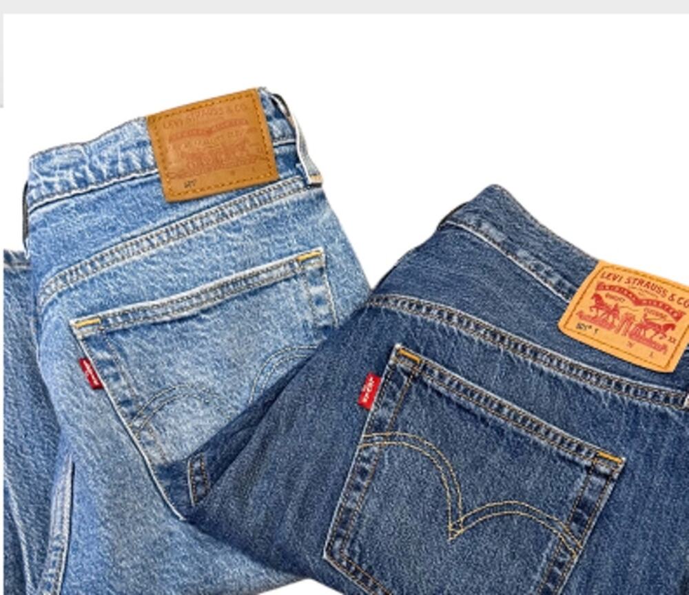 Levi's Jeans  (#9) Lot 2 Blue Denim Red Tab Reseller Bundle #9
